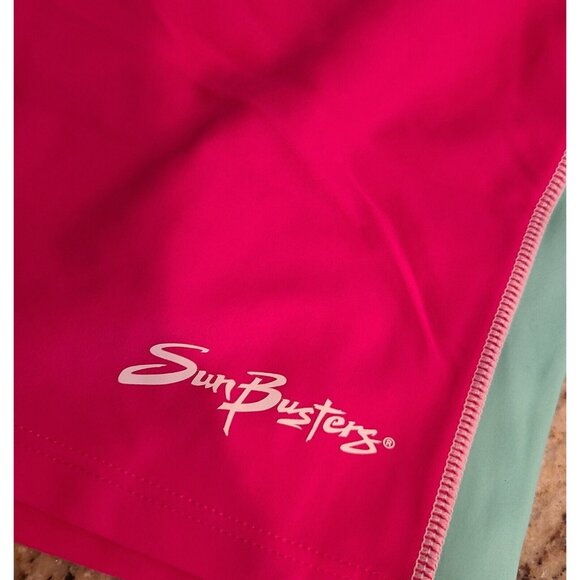 NEW SunBusters Girl's 8-10 Rash Guard Swimwear Shirt Short Sleeve UPF50 Koala - Picture 2 of 11